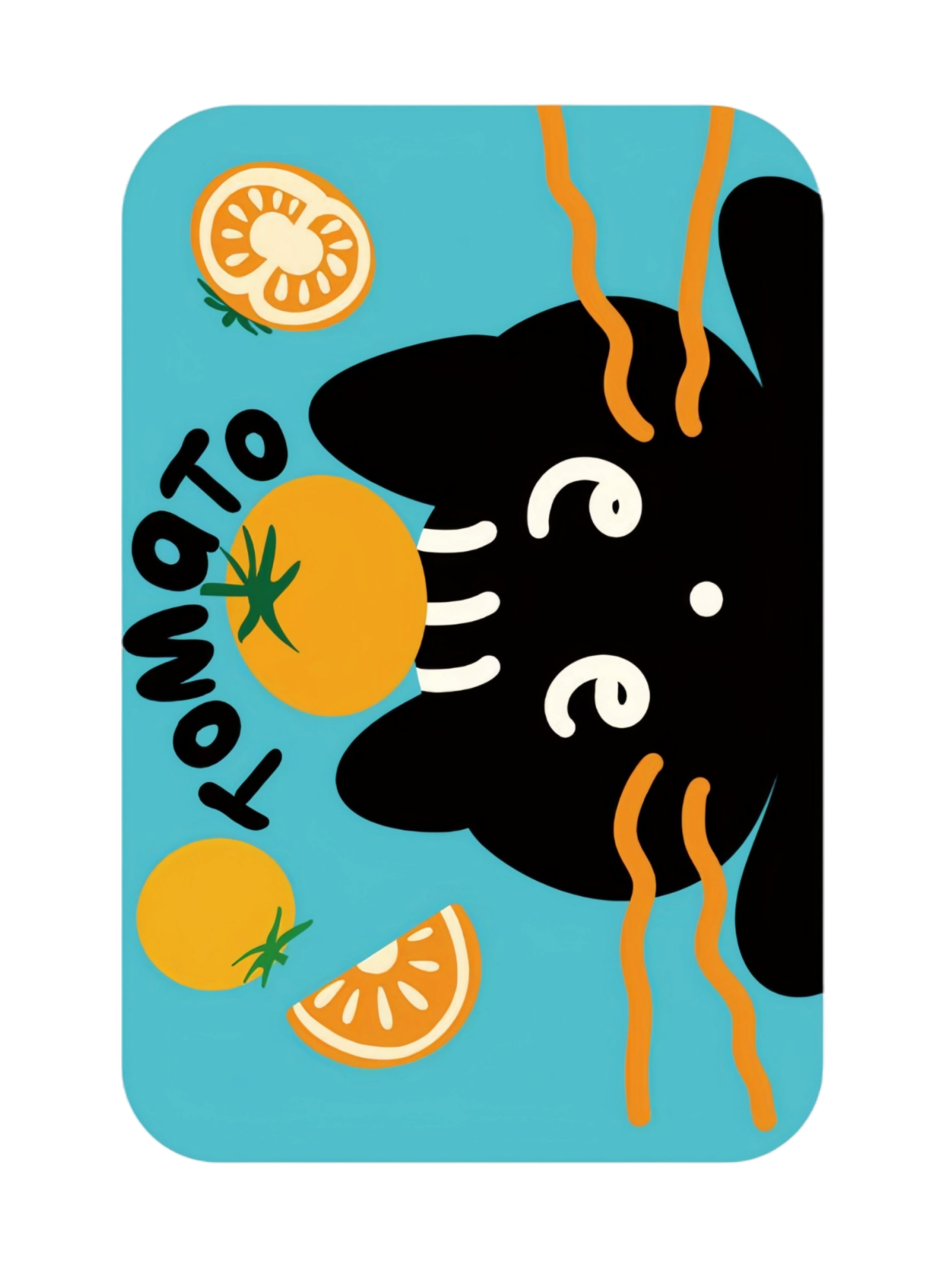 Tomato Cat Close-Up [1 Frame + 1 Backplate]