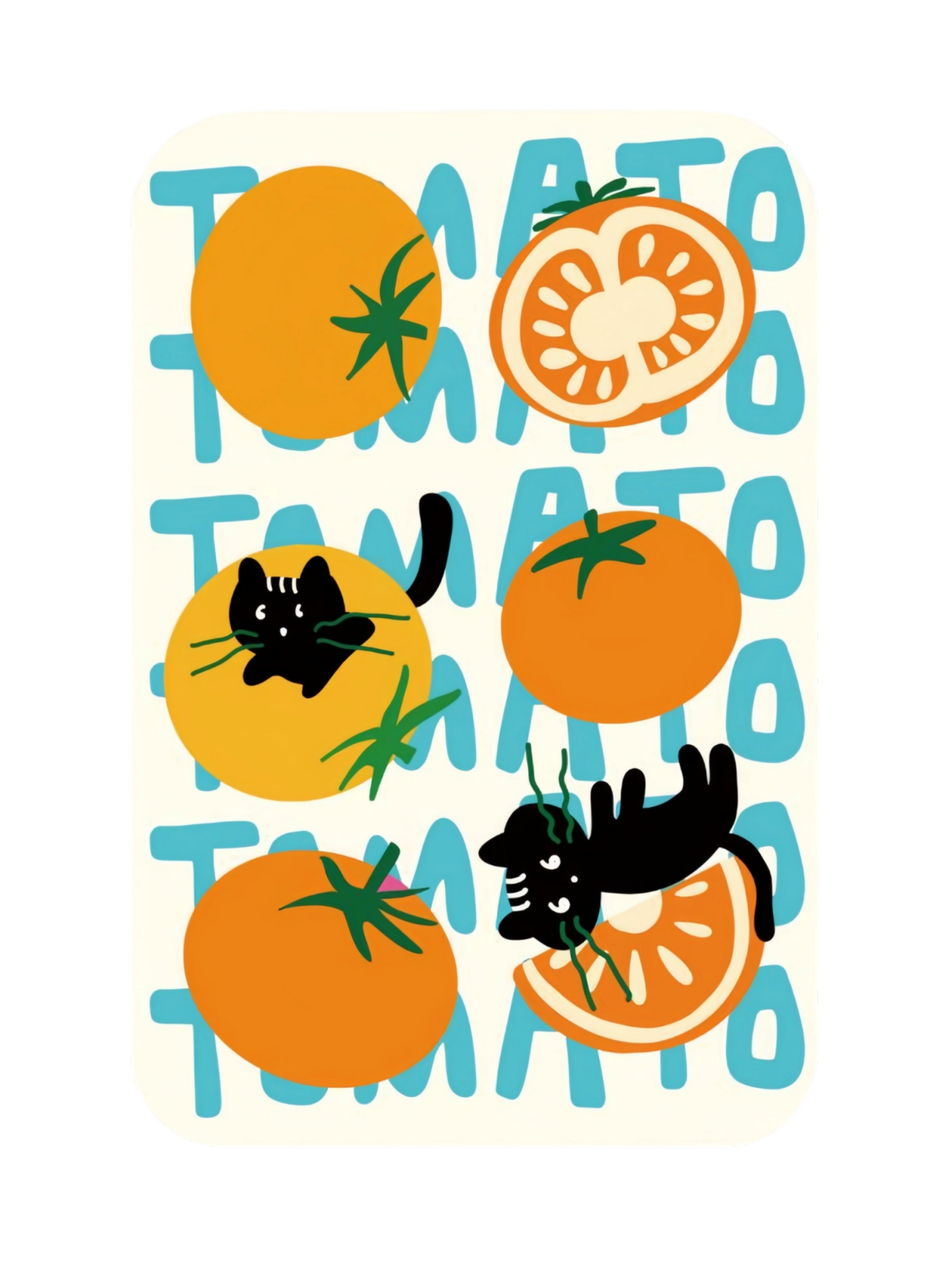 Six Tomato Cat [1 Frame + 1 Backplate]