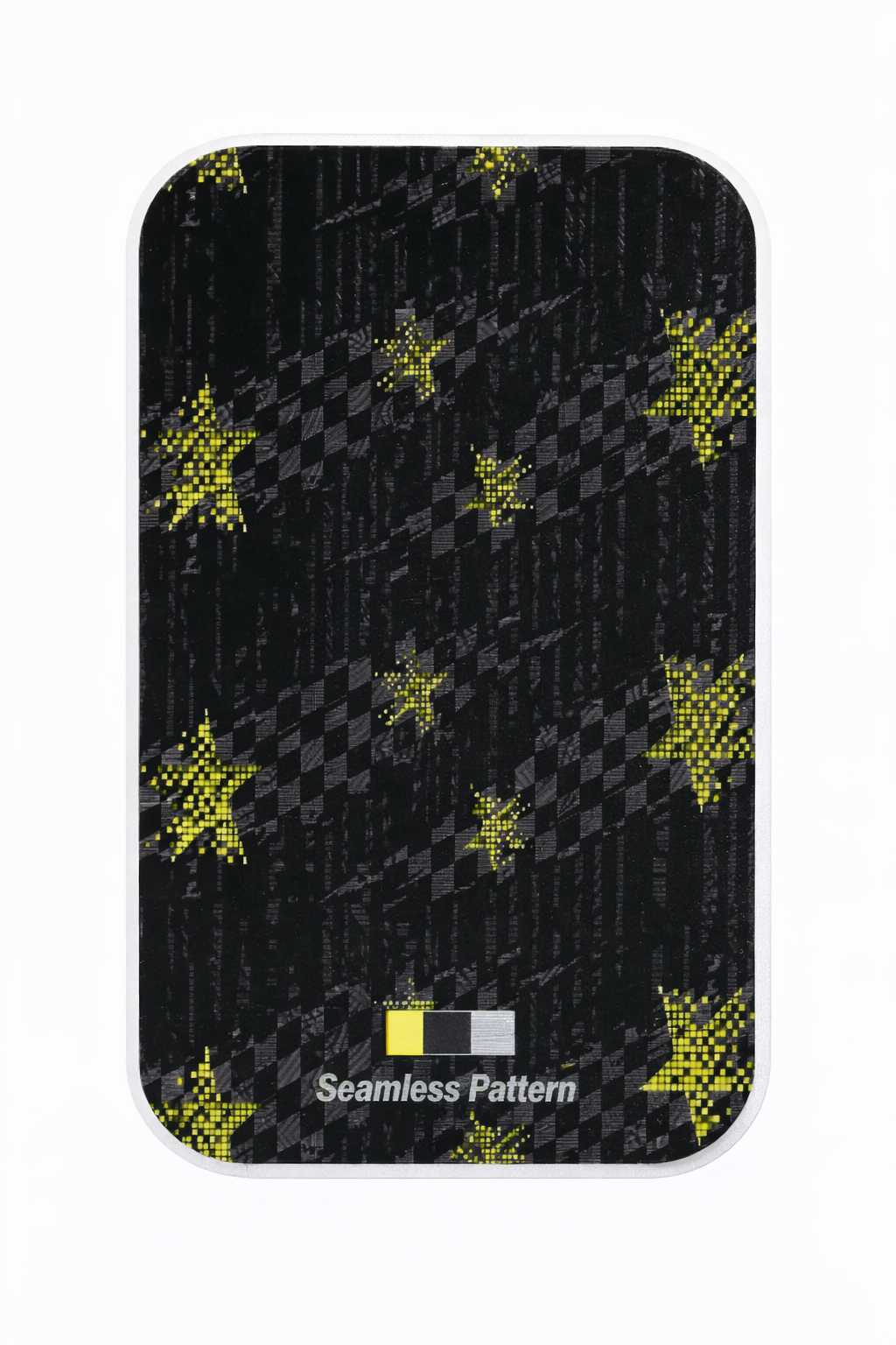 Neon Seamless Stars MagSafe Backplate