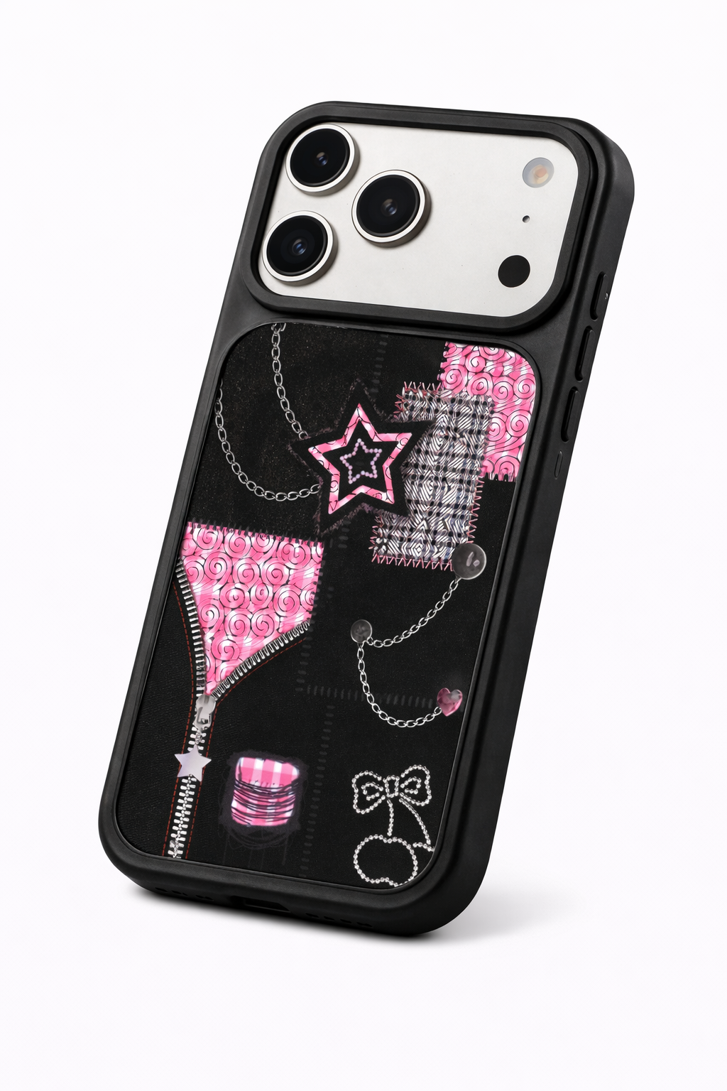 Pink Patchwork [1 Frame + 1 Backplate]
