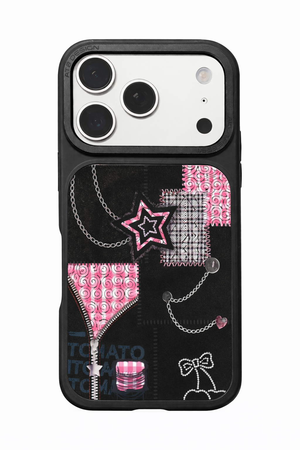 Pink Patchwork [1 Frame + 1 Backplate]