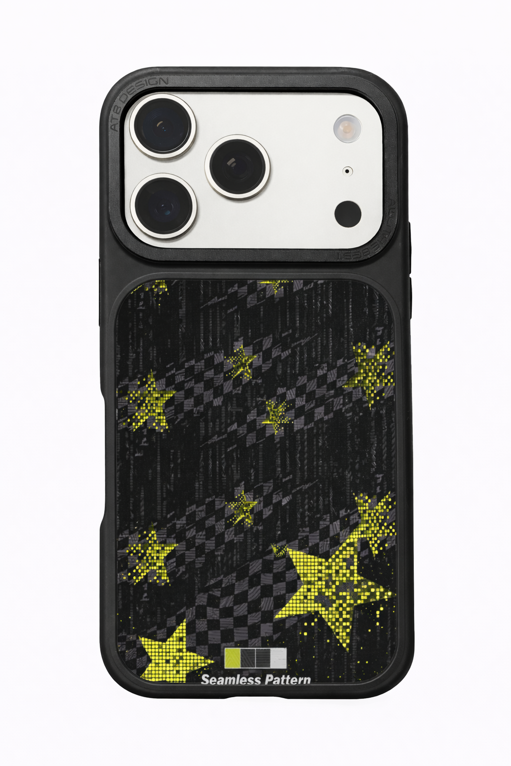 Neon Seamless Stars [1 Frame + 1 Backplate]
